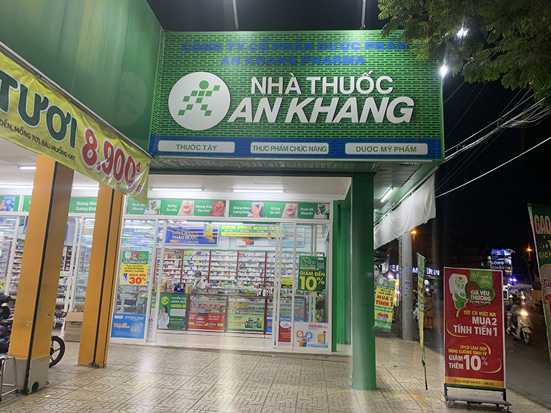 Nhà thuốc An Khang tại 60A Trần Thị Cờ, P. Thới An, Quận 12, TP. Hồ Chí Minh